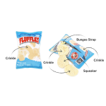 PLAY JUGUETE SNACK ATTACK FLUFFLES CHIPS 1