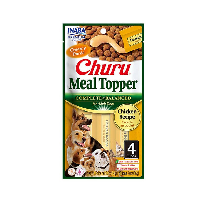 CHURU MEAL TOPPER DOG CHICKEN X4