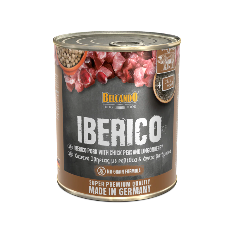 BELCANDO LATAS IBERICO CON GARBANZOS Y ARANDANOS 800g BELCANDO LATAS IBERICO CON GARBANZOS Y ARANDANOS 800g