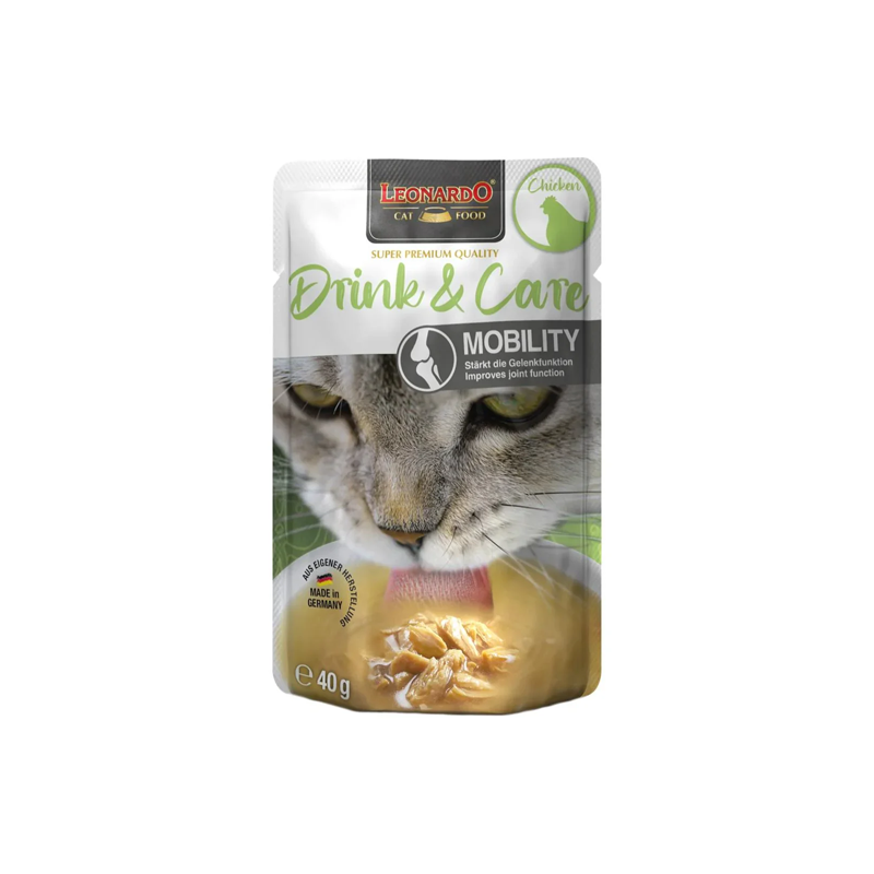 Leonardo alimento húmedo para gatos drink & care mobility 40GR