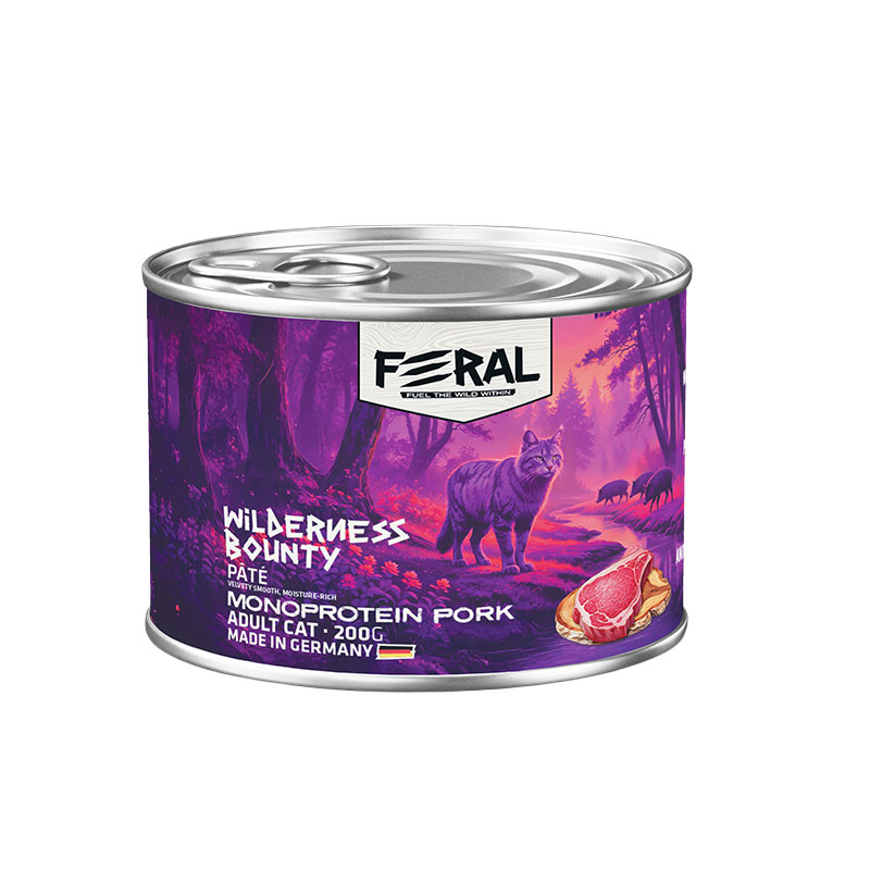Feral-Adult-Wilderness-Bounty-Mono-Pate-Pork-Cat-–-200g