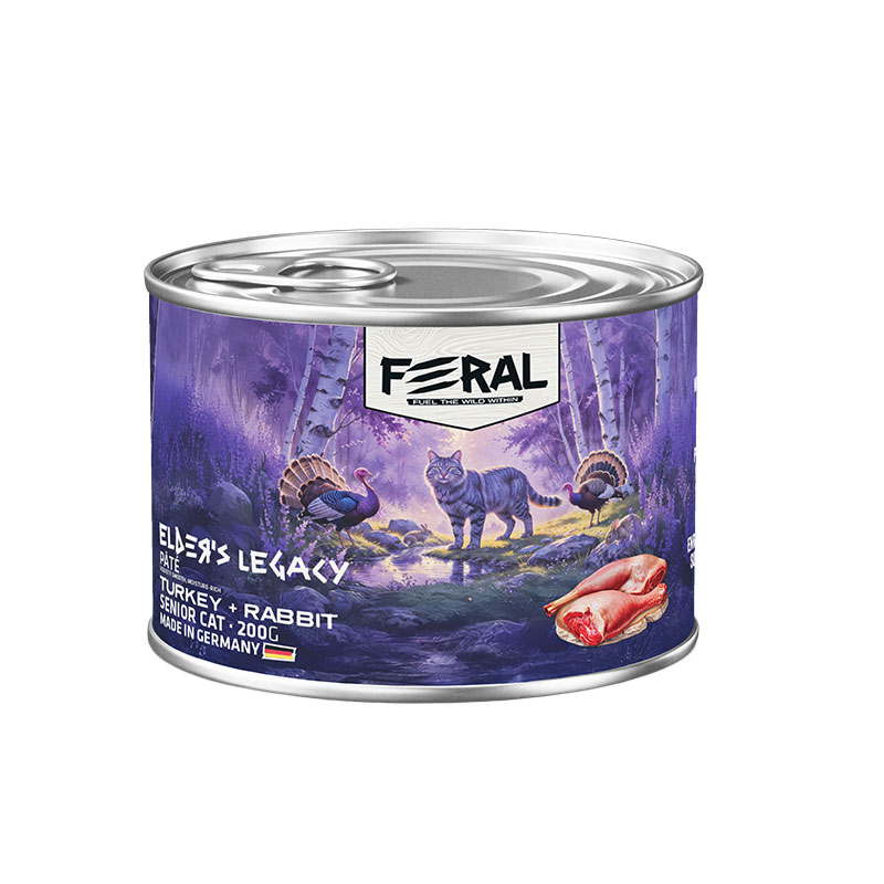 Feral-Senior-Elders-Legacy-Pate-Turkey+Rabbit---200g