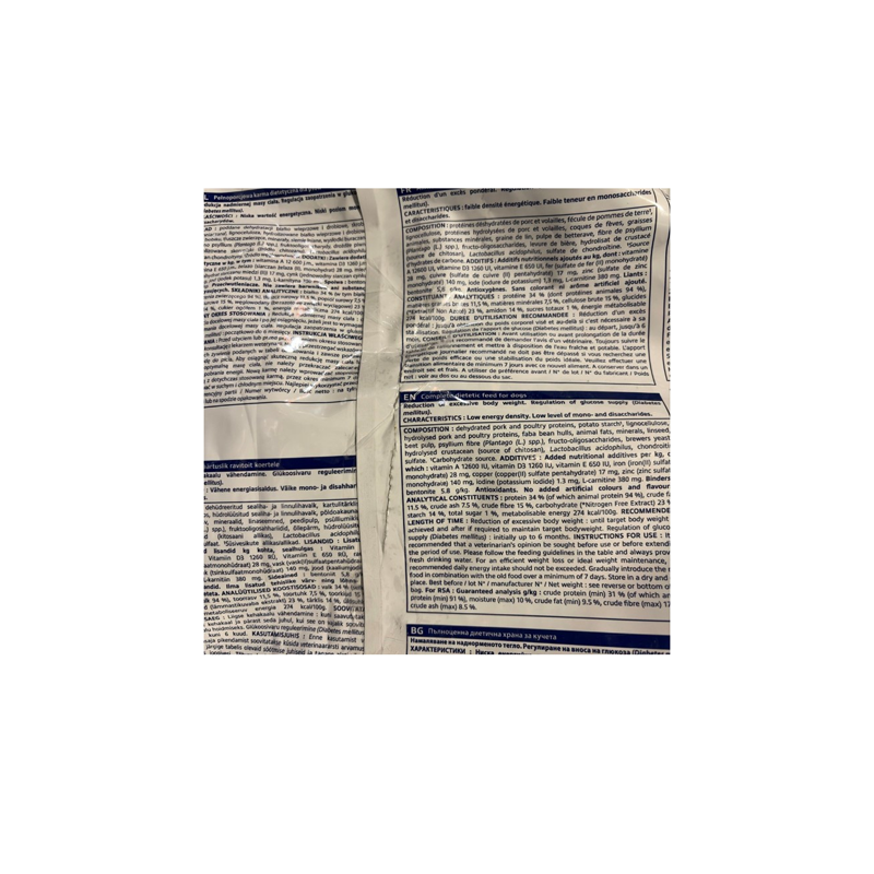 OUTLET Detalle en Empaque – Virbac HPM adult weight loss & diabetes 12kg
