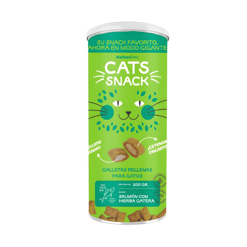 Maxi Galleta Rellena Salmon Hierba Gatera