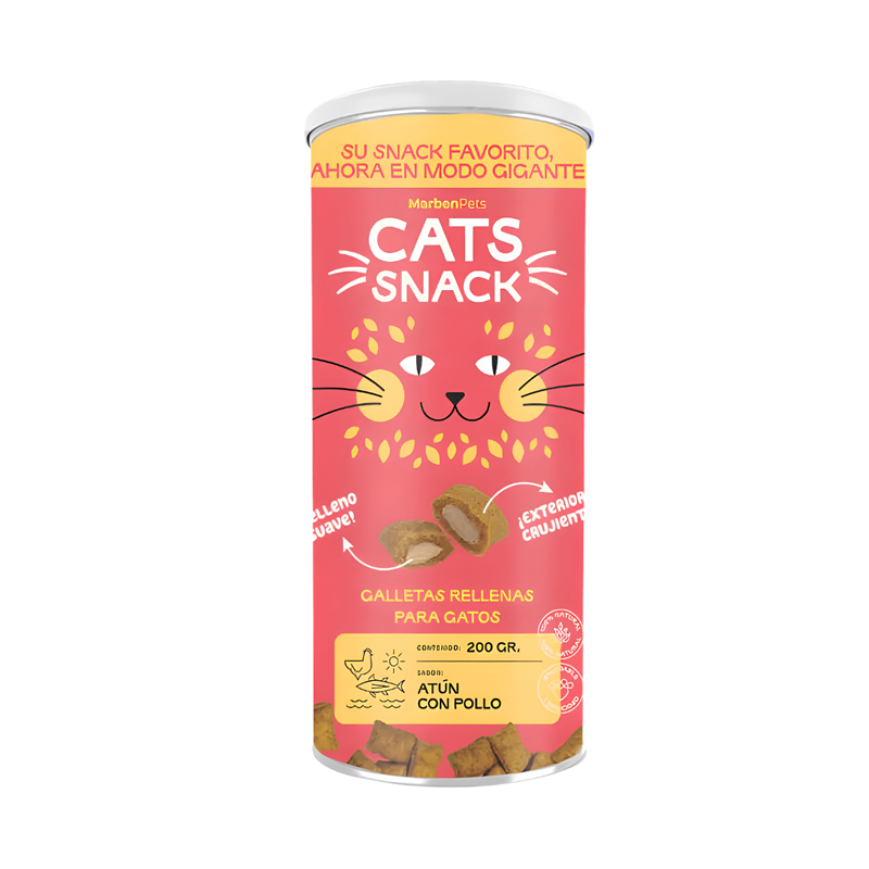 Maxi Galleta de Cat Snack sabor Atún con Pollo