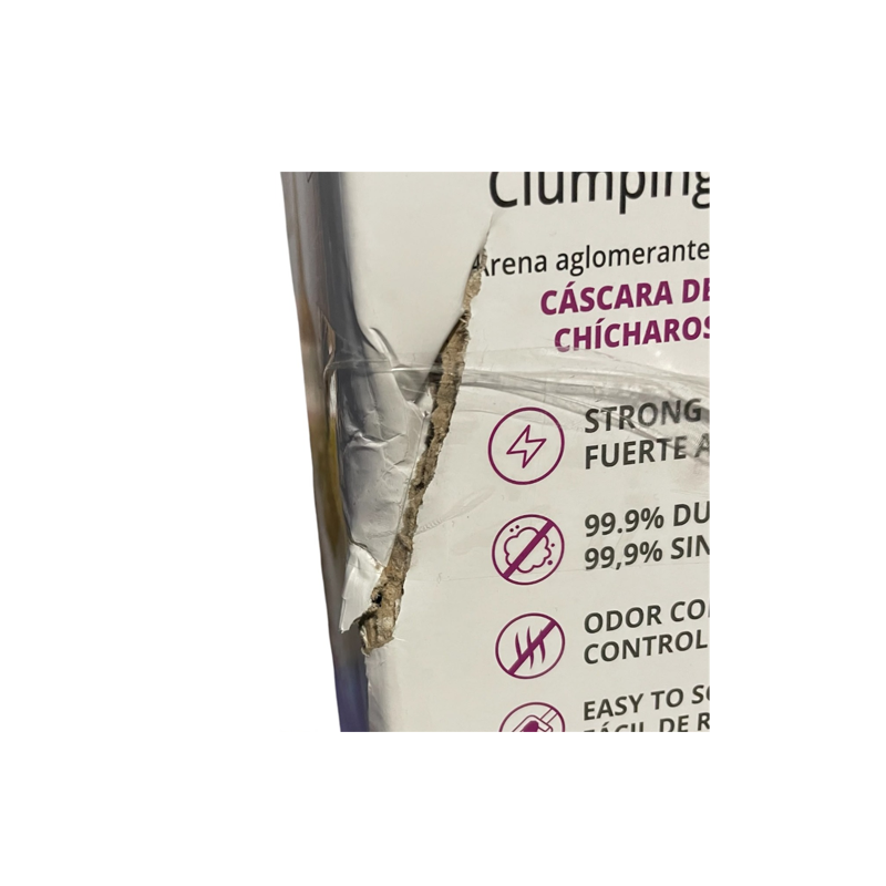 Outlet Detalle en empaque – Catit Go Natural Arena Biodegradable Lavanda – 5,6kgs