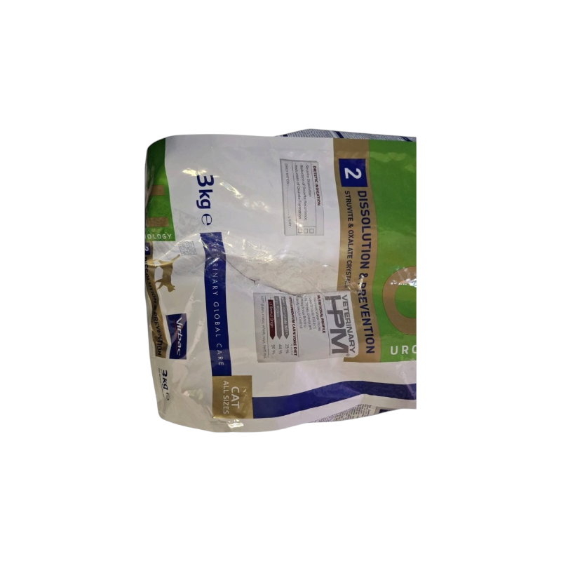 Outlet Detalle en empaque – Virbac HPM Felino Urology Dissolution & Prevention – 3kg
